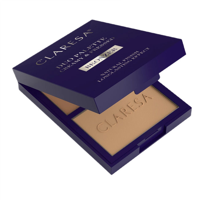 Claresa Duo Palette Creamy & Pressed kremowo-pudrowa paleta do konturowania