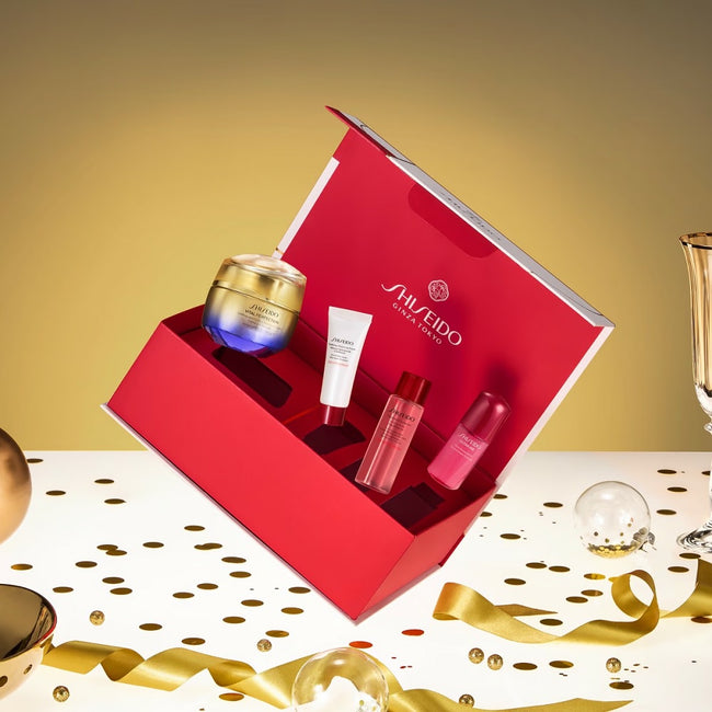 Shiseido Lifting and Firming Ritual zestaw krem przeciwstarzeniowy 50ml + pianka oczyszczająca 15ml + lotion do twarzy 30ml + serum przeciwstarzeniowe 10ml