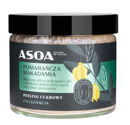 Asoa Peeling cukrowy Pomarańcza-Macadamia 250ml