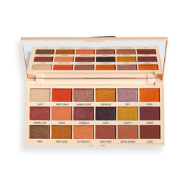 Makeup Revolution I Heart Revolution Chocolate Eyeshadow Palette paleta cieni do powiek Caramel Nudes 18g