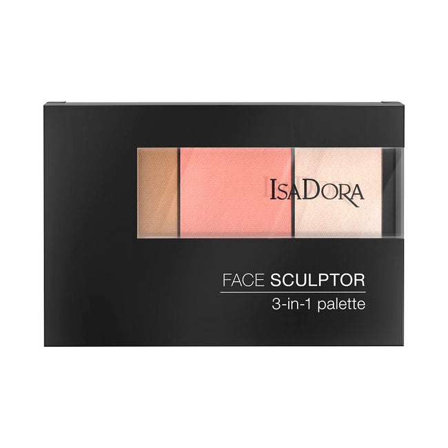 Isadora Face Sculptor 3-in-1 Palette paleta modelująca