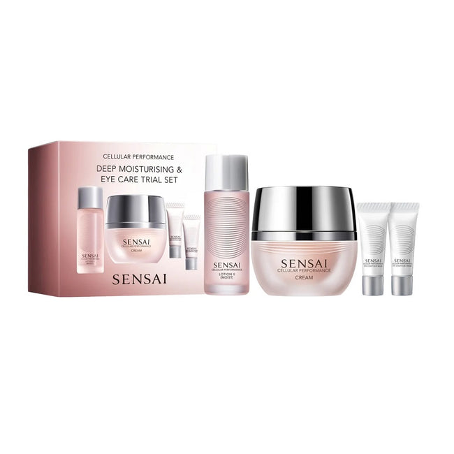 Sensai Cellular Performance zestaw krem do twarzy 40ml + emulsja do twarzy 20ml + balsam pod oczy 2ml + krem pod oczy 2ml