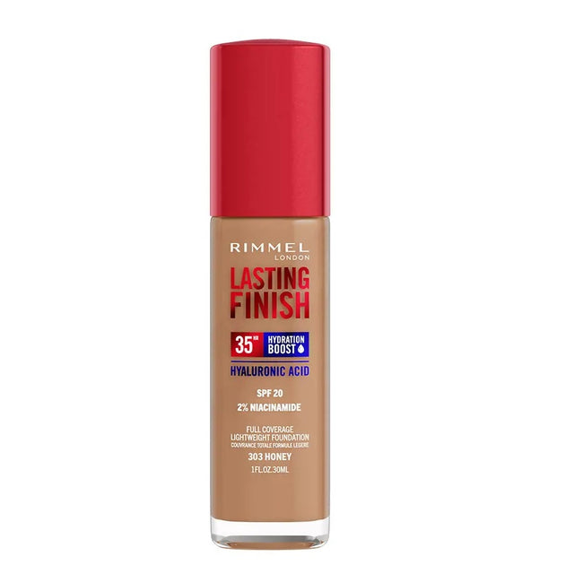 Rimmel Lasting Finish 35H silnie nawilżający i długotrwale kryjący podkład do twarzy z filtrem SPF