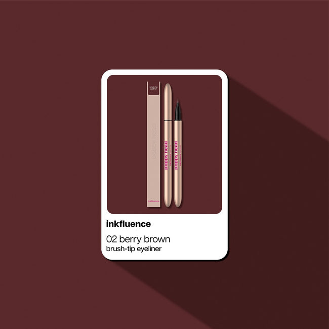 Poppy Head Inkfluence eyeliner w pisaku z pędzelkową końcówką 0.6ml