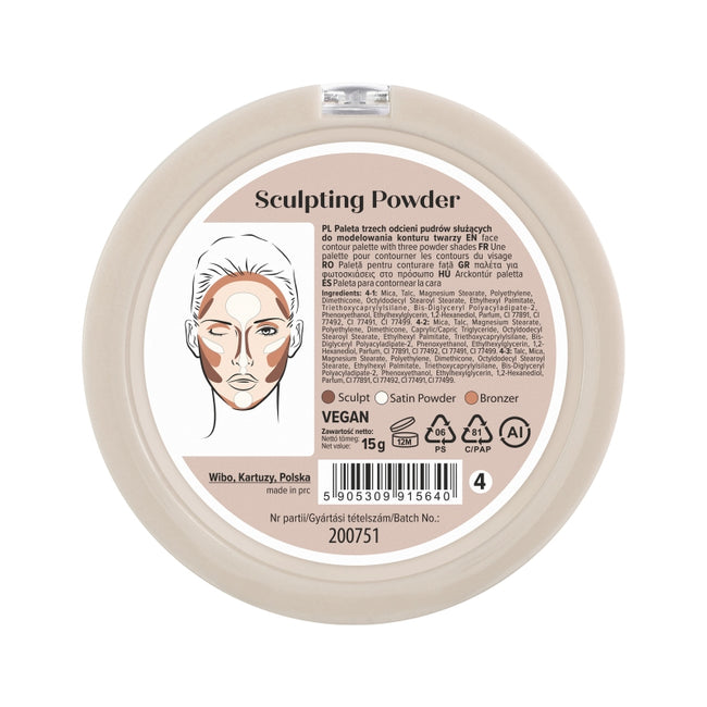 Lovely Sculpting Powder paleta do konturowania twarzy