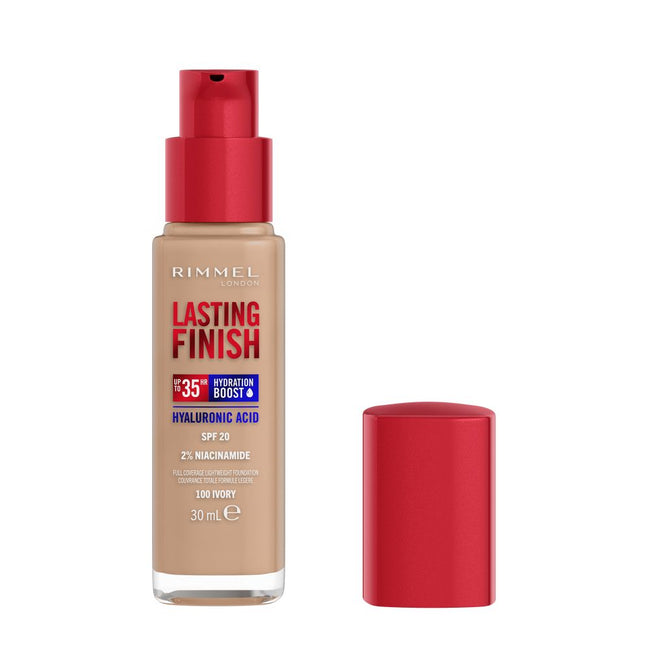 Rimmel Lasting Finish 35H silnie nawilżający i długotrwale kryjący podkład do twarzy z filtrem SPF