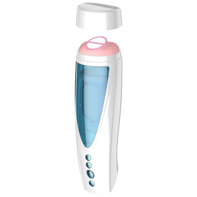 B-Series Fox Masturbator-Vibrating Rotating and Flashing wibrujący masturbator z efektami dźwiękowymi i świetlnymi