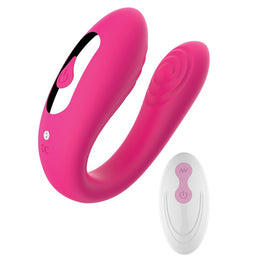 B-Series Magic Dual Vibrator podwójny masażer dla par z pilotem Pink