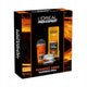 L'Oreal Paris Men Expert zestaw energetyzujący żel pod prysznic 400ml + krem nawilżający 50ml + antyperspirant w kulce 50ml