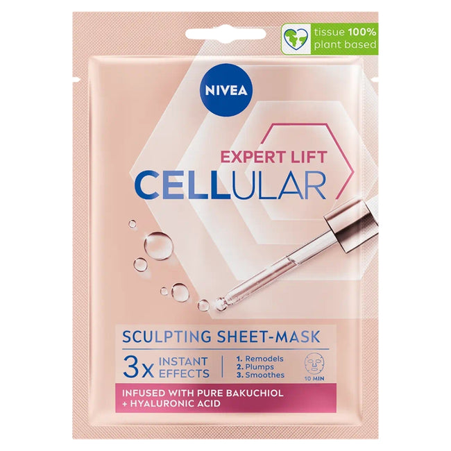 Nivea Cellular Expert Lift chłodząco-modelująca maska w płachcie 1szt