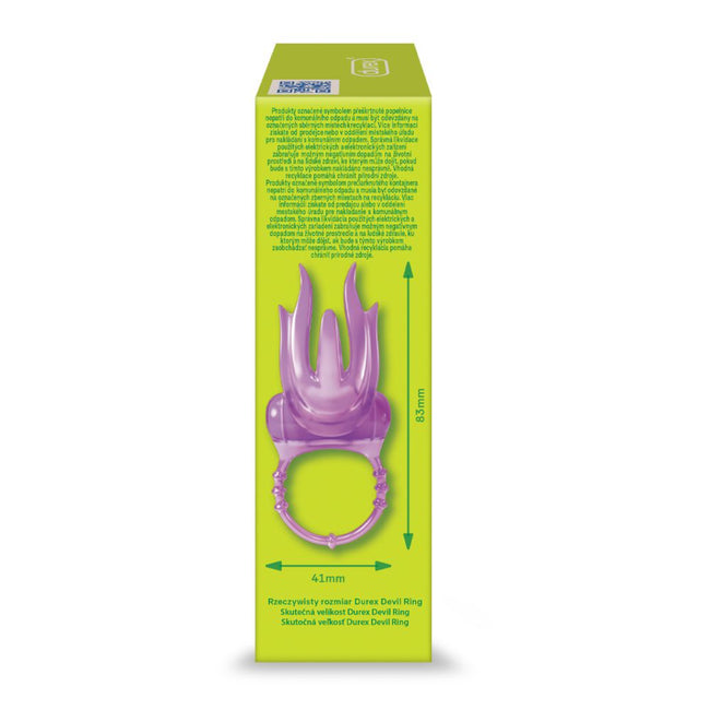 Durex Devil Ring nakładka wibrująca z wypustkami