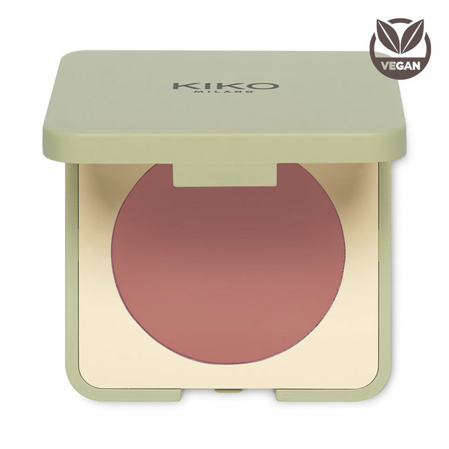 KIKO Milano Green Me Blush kompaktowy róż dający naturalny rezultat 102 Soft Mauve 6g