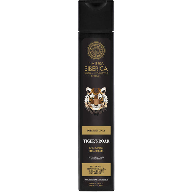Natura Siberica Men naturalny energetyzujący żel pod prysznic Ryk Tygrysa 250ml