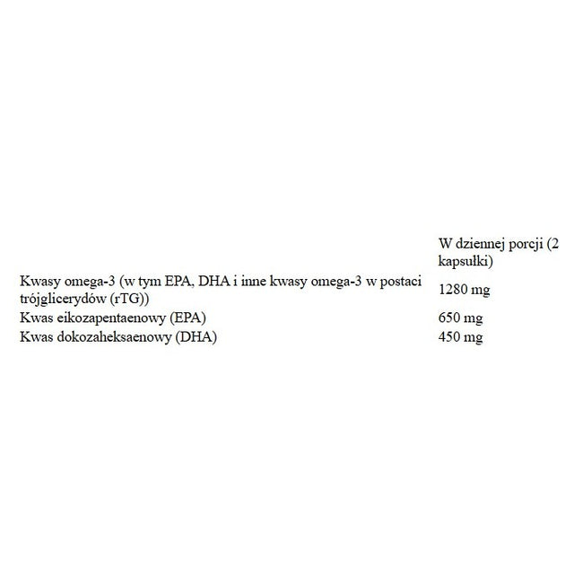 Nordic Naturals Ultimate Omega 1280mg suplement diety 60 kapsułek