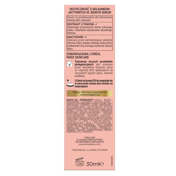 L'Oreal Paris Age Perfect Golden Age serum korygujące plamy starcze 30ml