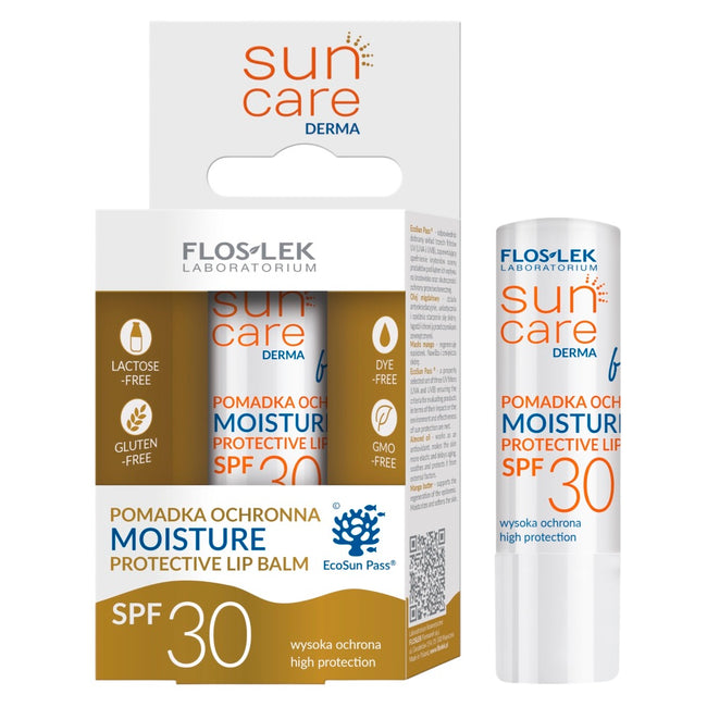Floslek Sun Care Derma pomadka ochronna do ust SPF30 4g