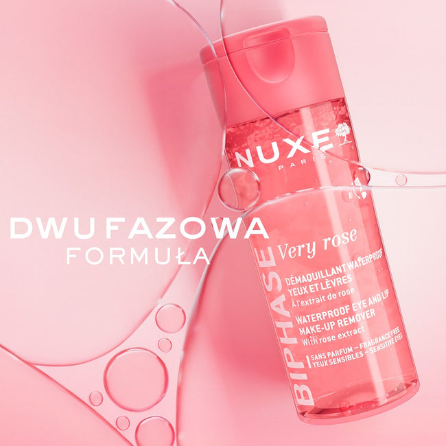 Nuxe Very Rose dwufazowy płyn do demakijażu oczu i ust 100ml