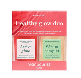 Manucurist Healthy Glow Duo zestaw pielęgnacyjny do paznokci 2x15ml