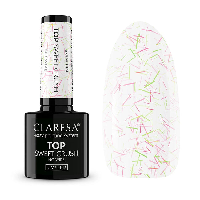 Claresa Top No Wipe Sweet Crush top hybrydowy bez przemywania 5g