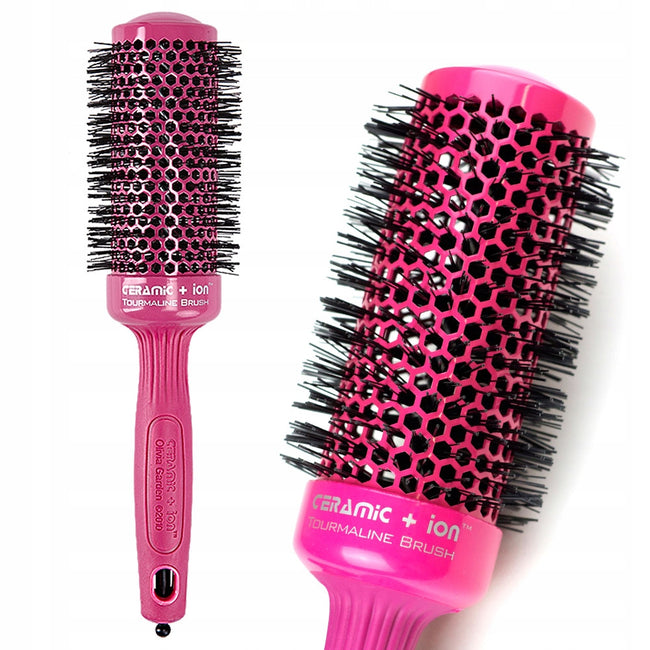 Olivia Garden Thermal Ceramic+Ion Hairbrush ceramiczna szczotka do włosów Pink 45mm