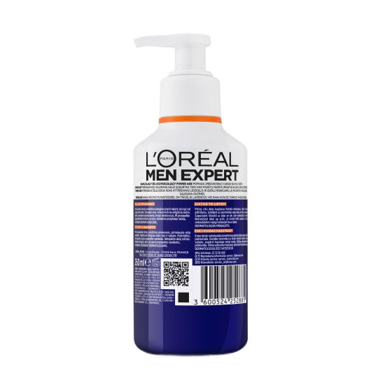 L'Oreal Paris Men Expert Power Age nawilżający żel oczyszczający do skóry normalnej i suchej 260ml