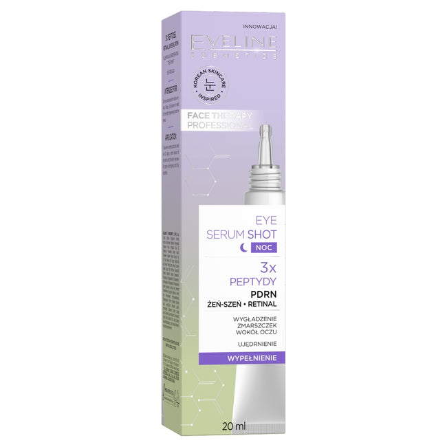 Eveline Cosmetics Eye Serum Shot kuracja wypełniająco-regenerująca skórę wokół oczu 20ml