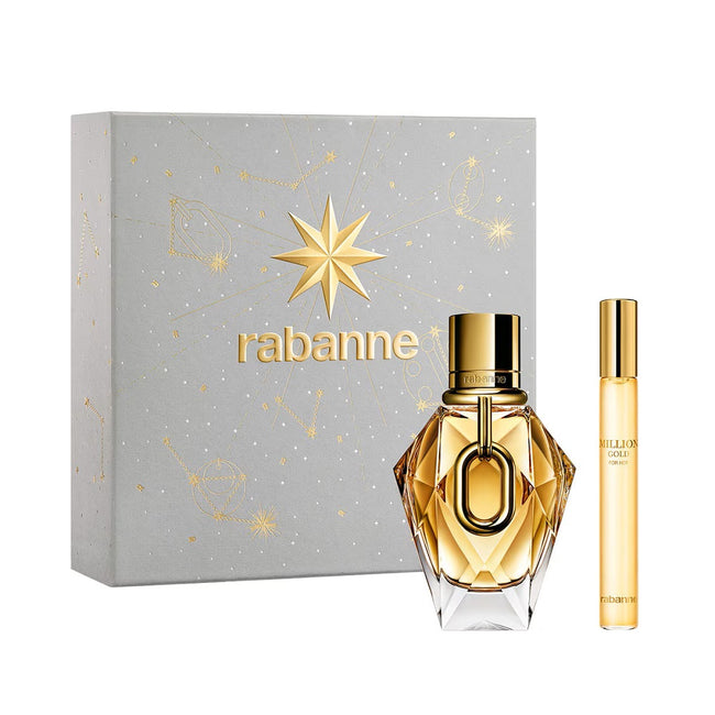 Paco Rabanne Million Gold For Her zestaw woda perfumowana spray 50ml + woda perfumowana spray 10ml