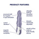 Satisfyer Air Pump Vibrator 1 wibrator z pompką Violet
