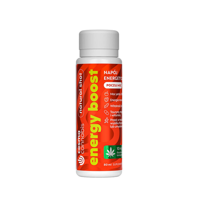 Cosma Cannabis Energy Boost naturalny shot energetyzujący 80ml