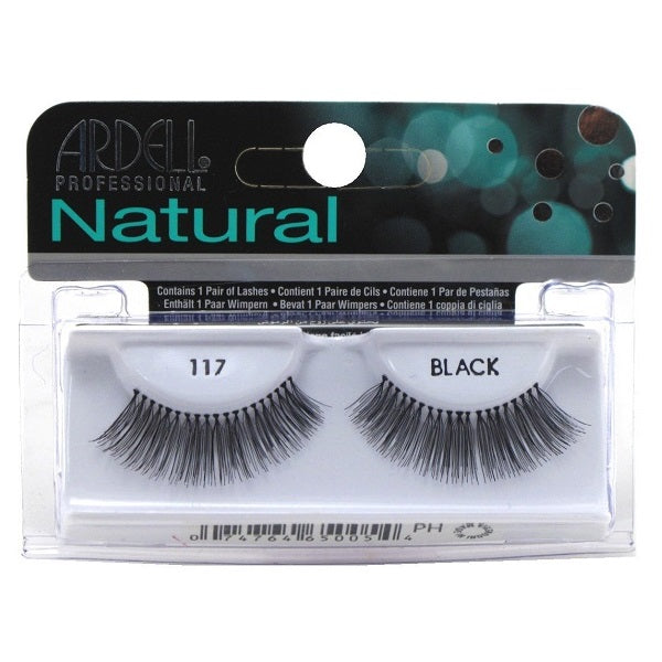 Ardell Natural 1 para sztucznych rzęs Black