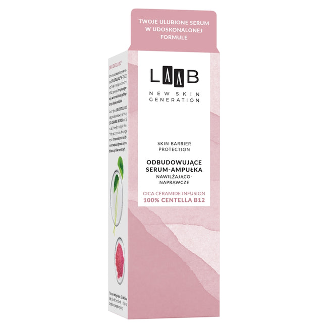 AA LAAB 100 % Centella B12 odbudowujące serum-ampułka nawilżająco-naprawcza 30ml