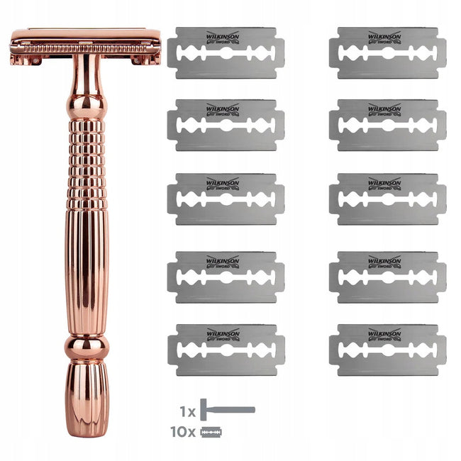 Wilkinson Intuition Rose Gold maszynka do golenia i 10 ostrzy