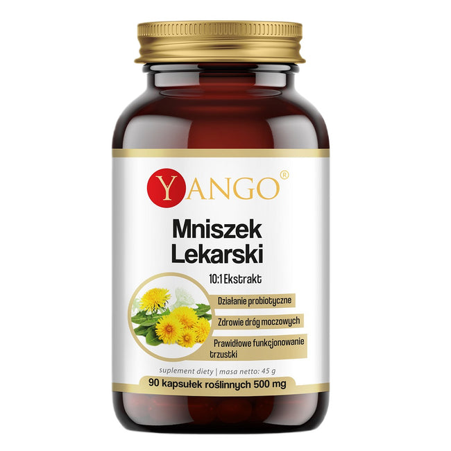 Yango Mniszek Lekarski ekstrakt 10:1 suplement diety 90 kapsułek