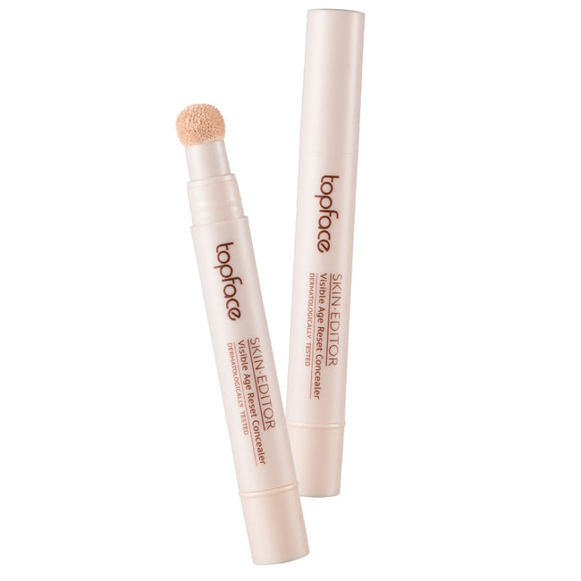 Topface Skin Editor Concealer Age-Reset korektor z gąbeczką