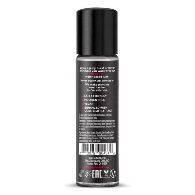 Wicked Water Based Intimate Lubricant lubrykant na bazie wody Cherry 30ml