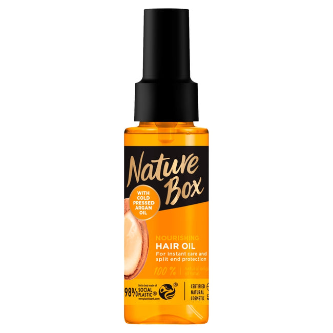 Nature Box Argan Oil Hair Oil odżywczy olejek do włosów 70ml
