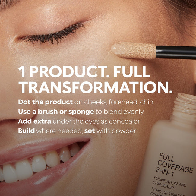 KIKO Milano Full Coverage 2-In-1 Foundation & Concealer mocno kryjący podkład i korektor 2 w 1