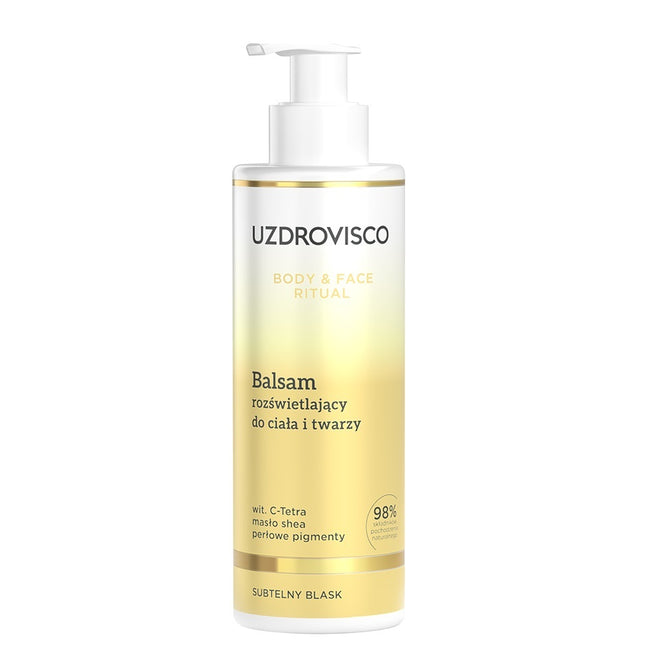 UZDROVISCO Body & Face Ritual balsam rozświetlający do ciała i twarzy 200ml