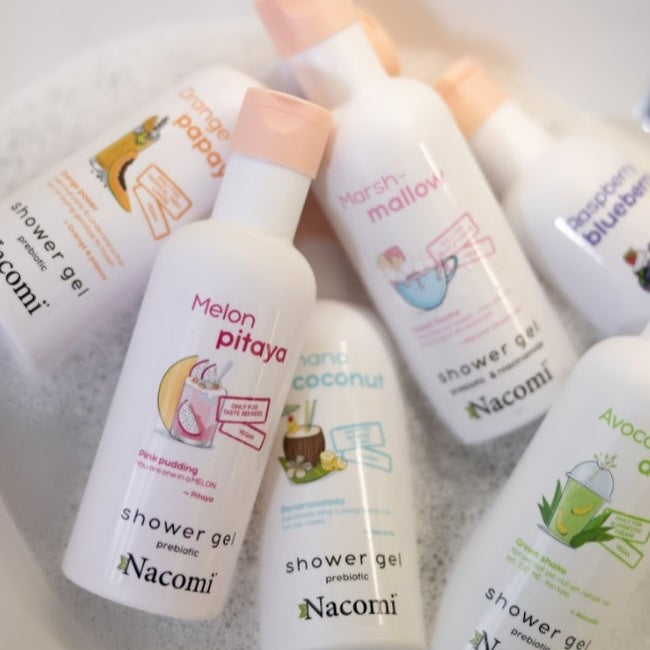 Nacomi Żel pod prysznic pomarańcza i papaja 300ml