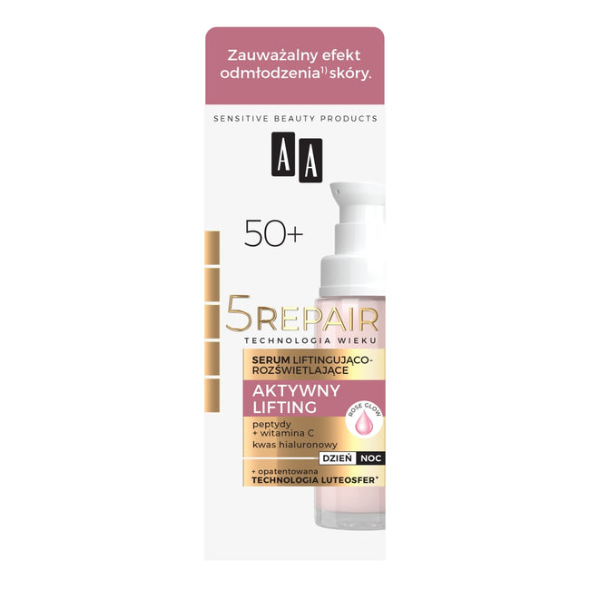 AA Technologia Wieku 50+ serum liftingująco-rozświetlające 30ml