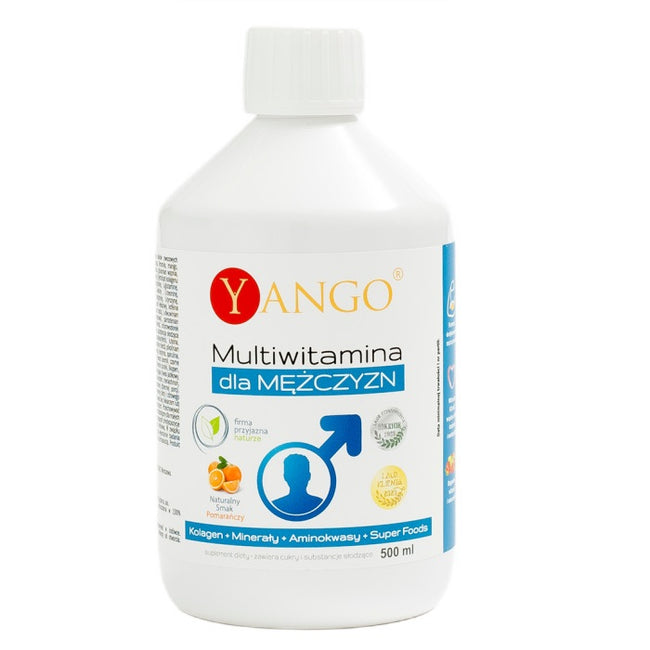 Yango Multiwitamina dla mężczyzn suplement diety w płynie 500ml