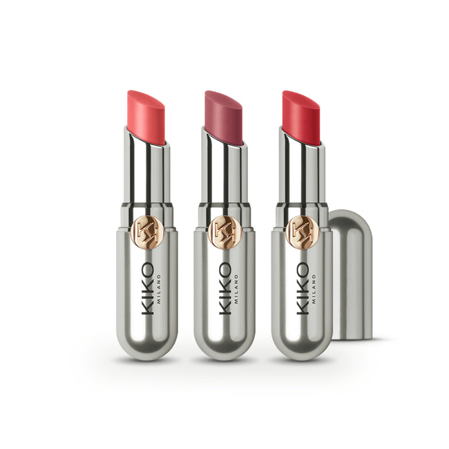 KIKO Milano Hydra Colour Lip Set zestaw 3 kolorowych balsamów do ust o działaniu nawilżającym