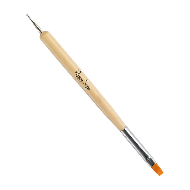 Peggy Sage 2-in-1 Brush pędzel i sonda do zdobień marmurkowych 2w1