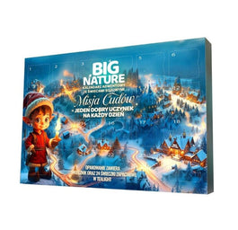 Big Nature Misja Cudów kalendarz adwentowy ze świecami sojowymi i świecznikiem 24szt
