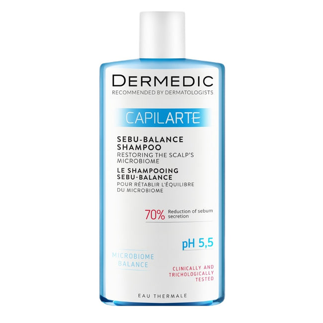 DERMEDIC Capilarte Sebu-Balance szampon przywracający równowagę mikrobiomu skóry 300ml