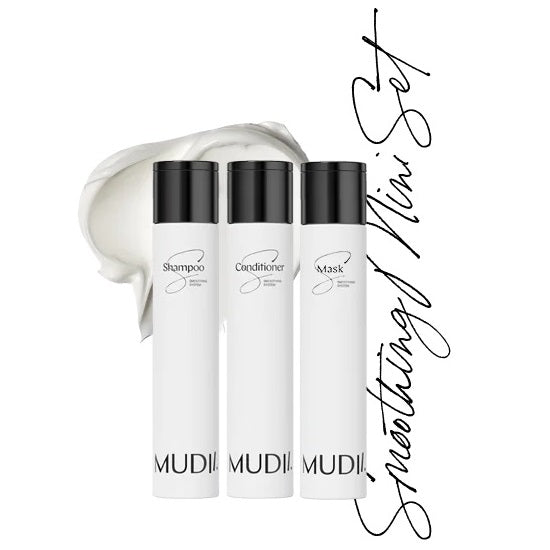 MUDII Smoothing Mini Set zestaw intensywnie wygładzający i dyscyplinujący włosy 3x50ml