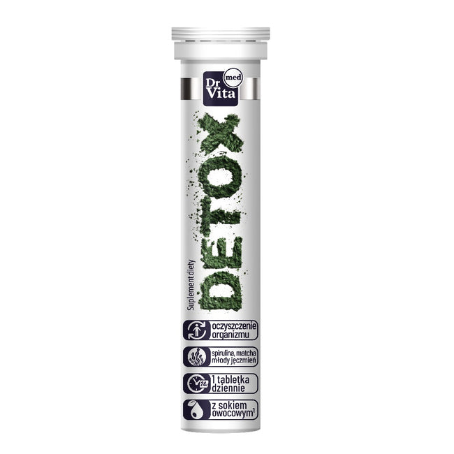 Dr Vita Detox suplement diety 20 tabletek musujących