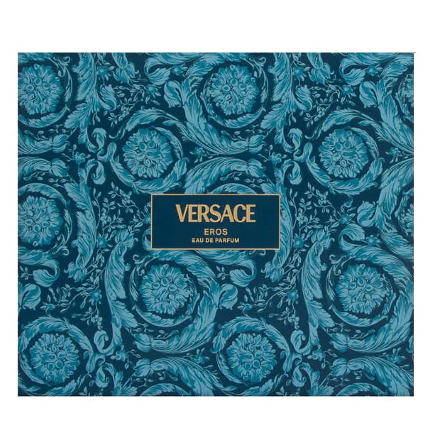 Versace Eros zestaw woda perfumowana spray 100ml + żel pod prysznic 150ml + woda perfumowana spray 10ml