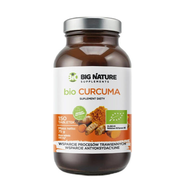 Big Nature Bio Curcuma suplement diety 150 tabletek
