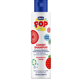 Chicco Pop szampon i odżywka 2w1 o zapachu truskawkowego sorbetu 250ml